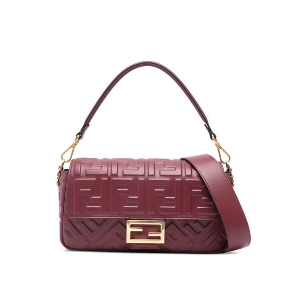 FENDI Handbags - Fendi Women Baguette Leather Shoulder Bag